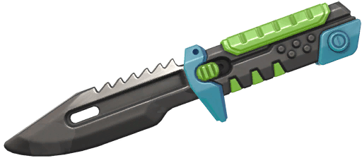 BlastX Polymer KnifeTech Coated Knife (Black)