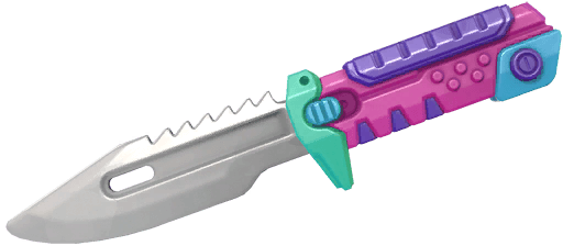 BlastX Polymer KnifeTech Coated Knife (Pink)