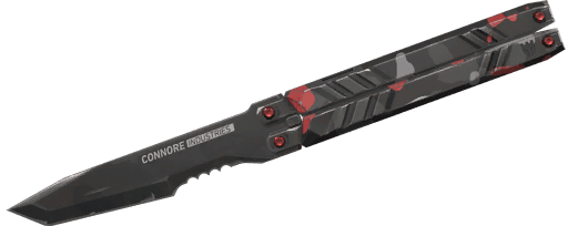 Recon Balisong (Red Camo)