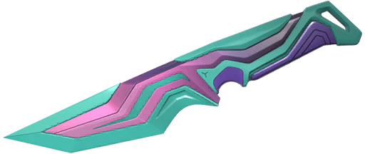 Striker Knife (Pink/Teal/Purple)