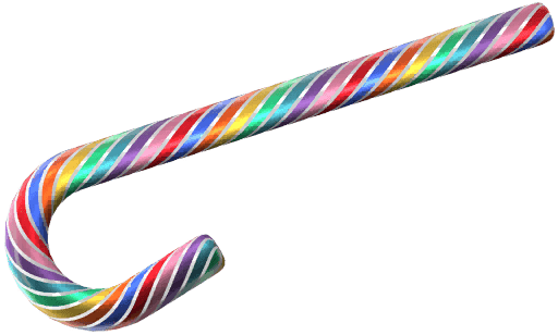 Winterwunderland Candy Cane (Rainbow)