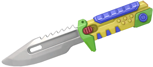 BlastX Polymer KnifeTech Coated Knife (Yellow)