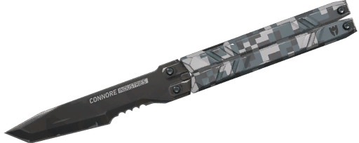 Recon Balisong (Blue Camo)