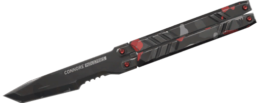 Recon Balisong (Red Camo)