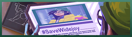 #SAVEWIDEJOY Card